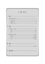 한림성심대학교 레포트 표지 및 목차 -2