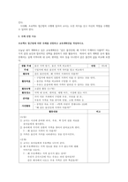 프로젝트 접근법에 의한 주제를 선정하고 교육계획안을 작성하시오-2