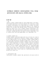 인간행동과 사회환경이 사회복지실천에서 가지는 의미를 클라이언트와의 관계 중심으로 생각해 보세요-1