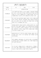 만4세 1년 발달평가 (5명 10Page분량, 표준보육과정 근거 발달평가)-2
