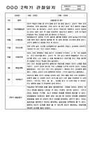 2학기 (9월-2월) 만2세 영유아 관찰일지 100페이지-11