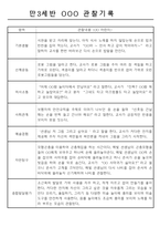만3,4,5세 어린이집 평가제 관찰일지 125페이지-6