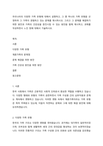 우리나라의 다양한 가족 유형에 대해서 설명하고, 그 중 하나의 가족 유형을 선정하여 그 가족이 경험하고 있는 문제를 제시하시오 그리고 그 문제를 해결하기 위한 방안과 가족의 건강성을 증진시킬 수 있는 방안을 함께 제시하고, 과제를 작성하면서 느낀 점에 대해서 기술하시오-1