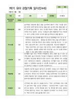 만4세 1학기 3-8월 관찰일지 25명-9