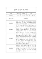 3월-2월 만0세 1년 관찰기록 (놀이,일상영역 관찰일지 및 1,2학기 총평)-1