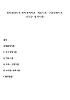조직환경이론(정치경제이론, 제도이론, 구조상황이론, 조직군 생태이론)-1