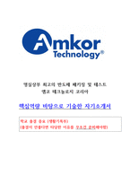 24년도 앰코테크놀로지코리아 제조직 합격자기소개서(무경력합격)-1