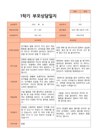 1학기 부모상담일지 만 3세 19명-11