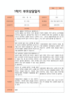 1학기 부모상담일지 만 3세 19명-12