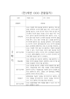 만1세 9월~2월 하반기 관찰일지 및 영역별 발달평가 (평가제 관찰일지)-2