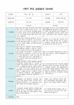 부모 상담일지 만4세 17명  1년 1학기 2학기 34페이지-10
