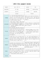 부모 상담일지 만4세 17명  1년 1학기 2학기 34페이지-18