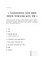 자아에 대한 정의를 사회학과 심리학적 관점에서 비교하여 기술하고, 사이버공간에서는 자아가 어떻게 발현되는지를 기술하시오 더불어 자아와 자존감, 자아효능감 등의 관계 및 자신의 자존감과 자아효능감을 높이기 위한 방법-1