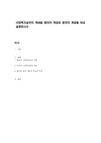 사회복지실천의 개념을 협의의 개념과 광의의 개념을 비교 설명하시오-1