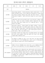 만1세 일상과 놀이활동 2학기 관찰일지 / 2학기 발달평가 30명-13