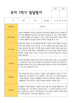 만 5세 1학기 발달평가 15명의 발달평가내용입니다-5