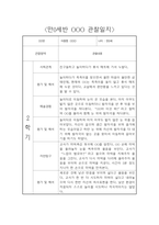 만0세 1년분량 평가제 관찰일지 및 6개 영역별 발달평가-16