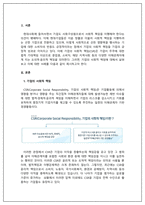 경영학개론_기업의 사회적 책임에 대한 사례조사_기업의 사회적 책임에 대한 사례조사 기업의 사회적 책임에 대한 본인의 생각을 정리하고, 현재 기업이 하고 있는 기업의 사회적 책임의 사례를 조사하여 정리하시오 (2)-3