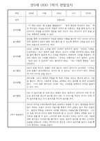 만3세 일상,놀이활동 1년 관찰일지,발달평가 30명 60Page (유아 관찰일지)-4