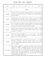 만3세 일상,놀이활동 1년 관찰일지,발달평가 30명 60Page (유아 관찰일지)-10