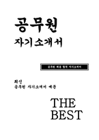 공무원 자기소개서) 공무원 채용 합격 자소서 예문 9급 공무원 지원동기 및 포부 성장과정 및 학교생활 인생관 공직관 주요경력 및 특기사항 향후 공직자로서의 각오(다짐)-1
