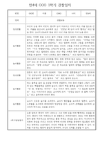 만4세 1년 관찰일지 및 발달평가 30명 60Page (놀이,일상 관찰일지)-3