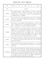 만4세 1년 관찰일지 및 발달평가 30명 60Page (놀이,일상 관찰일지)-7