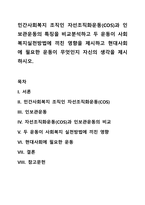 민간사회복지 조직인 자선조직화운동(COS)과 인보관운동의 특징을 비교분석하고 두 운동이 사회복지실천방법에 끼친 영향을 제시하고 현대사회에 필요한 운동이 무엇인지 자신의 생각을 제시하시오-1