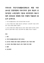 우리나라 국민기초생활보장제도의 제정 이후 2015년 전면개정에 이르기까지 급여 대상자 선정기준인 소득인정액 기준과 의무부양자 제도가 법적 권리성의 변화에 따라 어떻게 적용되어 왔는지 논하시오-1