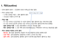 특수 상대성 이론의 기본 원리 및 증명-3