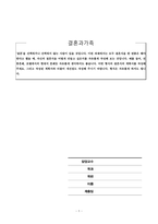 결혼과가족_결혼을 선택하거나 선택하지 않는 사람이 있을 것입니다 이번 과제에서는 모두 결혼식을 한 번쯤은 해야 한다고 했을 때, 자신의 결혼식을 어떻게 만들고 싶은지를 자유롭게 작성해 보는 것입니다 예를 들어, 전통혼례, 호텔에서의 현대식 혼례등 자유롭게 생각하셔도 좋습니다 어떤 형식의 결혼식의 계획서를 작성해 주세요 그리고 작성-1