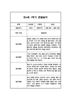 만4세 1년분량 놀이활동과 일상영역 관찰일지 25명 100Page (유아별로 종합발달평가 첨부)-7