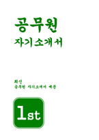 공무원 자기소개서- 행정직 공무원 자소서 합격 예문 지원동기 및 포부 인생관 공무원 공직관 주요경력 및 특기사항 공무원 향후 공직자로서의 각오(다짐)-1