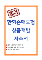 한화손해보험 상품개발 자소서-1