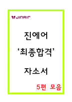 진에어 최종합격 자소서 5편모음-1