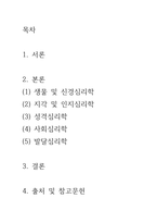 심리학이 지금까지 어떠한 주된 영역을 개발하여 발전되어 왔는지를 설명-2
