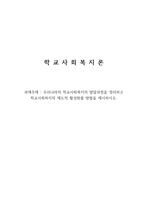 우리나라의 학교사회복지의 발달과정을 정리하고 학교사회복지의 제도적 활성화-1