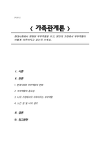 현대사회에서 변화된 부부역할을 쓰고 본인의 가정에서 부부역할이 어떻게 -1