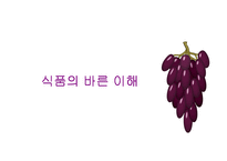 [식품영양학]식품의 바른 이해-1
