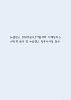 뉴발란스 SWOT분석,STP분석과 마케팅믹스 4P전략 분석 및 뉴발란스 향후시사점 연구-1