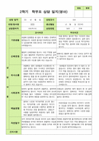 평가제 1학기 2학기 부모상담일지 만2세 10명-17