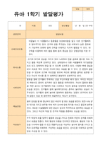 [발달평가] 유아- 평가제 발달평가 1학기 만 4세 24명-1