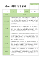 만 3세 1학기 발달평가 21명 -평가제-1