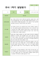 만 3세 1학기 발달평가 21명 -평가제-6