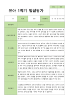 만 3세 1학기 발달평가 21명 -평가제-16