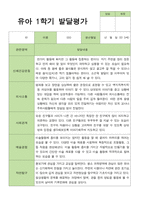 만 3세 1학기 발달평가 21명 -평가제-19