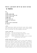 외국인 노동자들이 생기게 된 원인과 문제점 및 해결방안-1