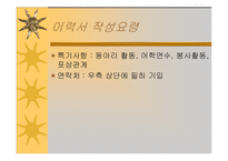 자기소개서, 이력서의 기본기 다지기 - 파워포인트 정리-7