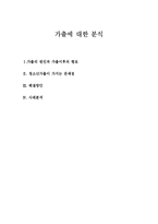 가출에 대한 분석-1