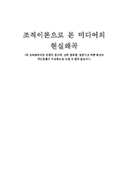 [매스컴이론] 조직이론으로 본 미디어의 현실왜곡-1
